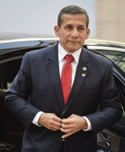 Humala, este mes en una visita a Bruselas.