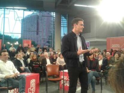 El secretario general del PSOE, ha dicho que PP y C´s son las “dos caras de la misma moneda, pero la misma cruz” para los españoles