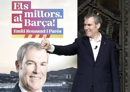 El empresario Emili Rausaud presentó este jueves su precandidatura para las elecciones presidenciales del FC Barcelona. Fue vicepresidente en la última etapa de Josep María Bartomeu, cargo del que dimitió.