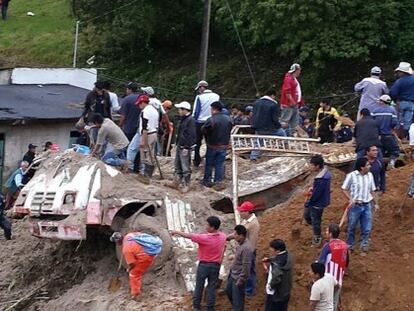 El cerro de Veracruz donde han muerto 12 personas, esta tarde.