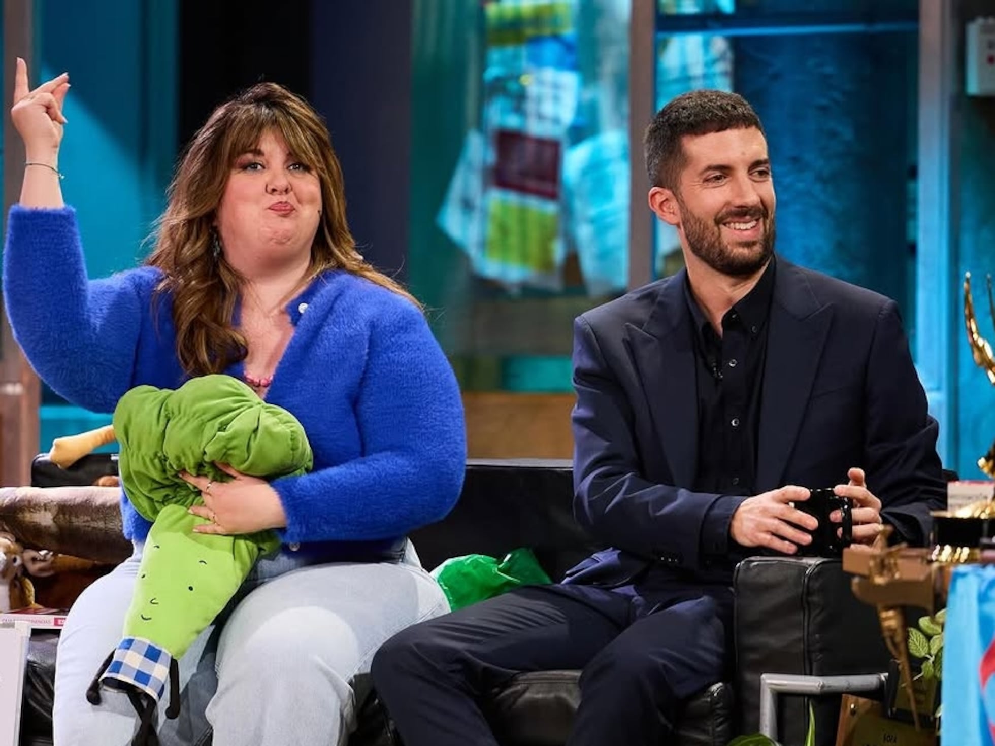 Lalachús responde en 'La Revuelta' a la polémica de la estampita y a los mensajes recibidos tras las campanadas | Televisión | EL PAÍS