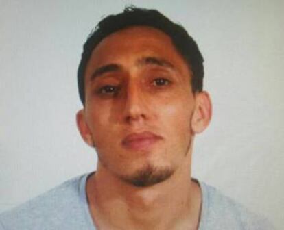 Fotografía facilitada por la Policía Nacional de Driss Oukabir.