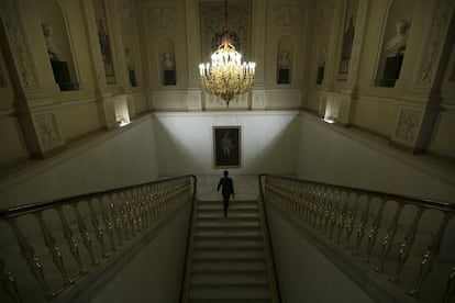 Interior del Palacio del Márques de Salamanca, actual sede de la Fundación BBVA.