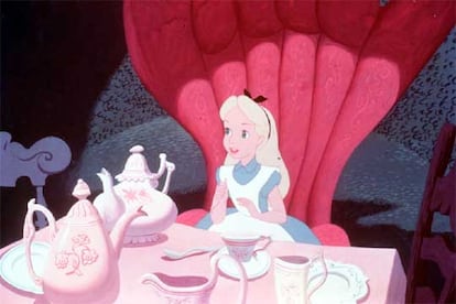 Una imagen de la versión Disney de 'Alicia en el país de las maravillas'.