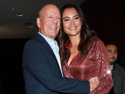Bruce Willis, Emma Heming Willis at arrivals for MOTHERLESS BROOKLYN Premiere at New York Film Festival (NYFF), Alice Tully Hall at Lincoln Center, New York, NY October 11, 2019. Photo By: Jason Mendez/Everett Collection