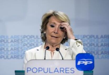 Esperanza Aguirre insists that her Popular Party won the most votes in Madrid but admits that Madrileños have sent them a warning message.