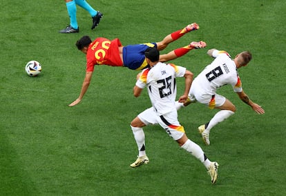 Lesion Pedri España Alemania Eurocopa