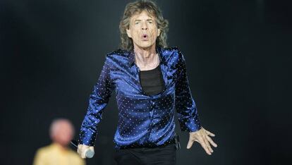 Concierto de Rolling Stones en el Estadi Olimpic de Barcelona. 