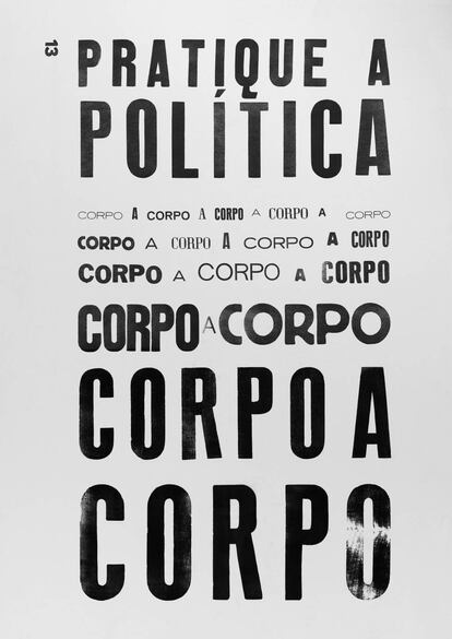 Cartaz feito por Rodrigo Maroja