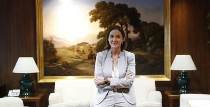 La ministra de Industria, Reyes Maroto