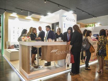 Stand de Adventia Pharma en el &uacute;ltimo Congreso de la Sociedad Espa&ntilde;ola de Nutrici&oacute;n Enteral y Parenteral en mayo de 2019.