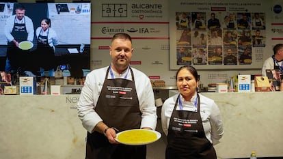 Samuel Curbeira y Paula Andrea Liberato, de la cafetería Ankha, en Ferrol. Imagen proporcionada por Alicante Gastronómica.