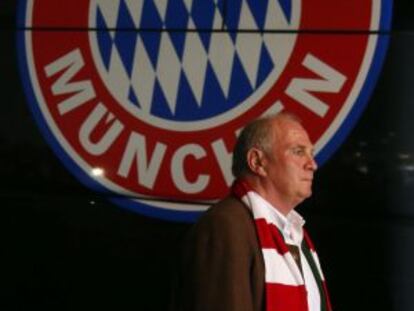 Hoeness, en un partido del Bayern la pasada temporada. 