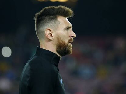 Leo Messi durante el partido entre el Barcelona y el Málaga el pasado 21 de octubre.