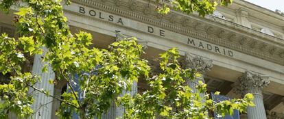 Edificio de la Bolsa de Madrid.