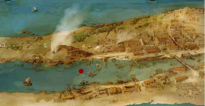 Investigadores de la Universidad de Cádiz han descubierto la existencia de un puerto en un canal que atravesó la ciudad durante más de 1.500 años