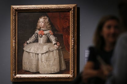 La obra 'La Infanta Margarita de blanco' de Diego Velázquez.