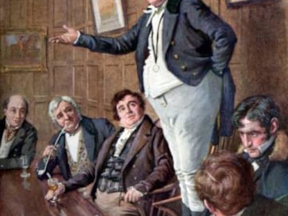 l·lustració de Mr. Pickwick de Harold Copping. 