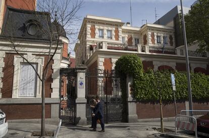 Fachada de la sede de la Residencia del Embajador de Argentina, Palacio del Marqués de Argueso.