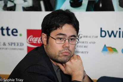 Hikaru Nakamura, durante el Festival de Gibraltar de 2015