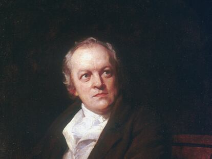 El poeta, artista y grabador inglés William Blake, retratado por Thomas Phillips.