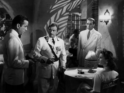 Una escena de 'Casablanca'