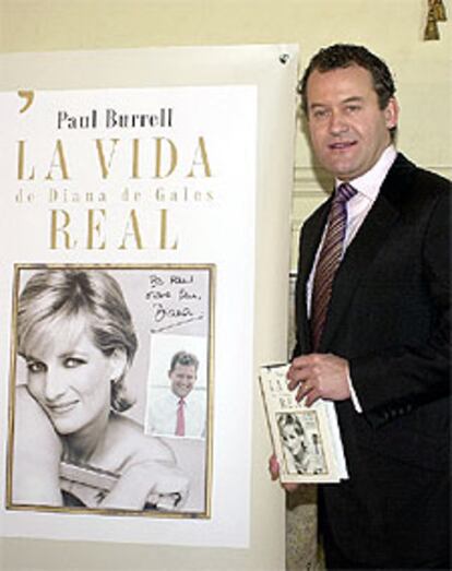 Paul Burrell, durante la presentación de su libro sobre Diana de Gales, hoy en Madrid.