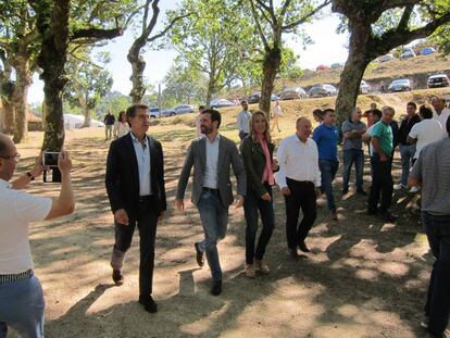 Casado acudió el pasado fin de semana al acto de inicio del curso político con Feijóo en Cerdedo-Cotobade (Pontevedra).