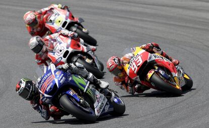 Jorge Lorenzo en primera posición.