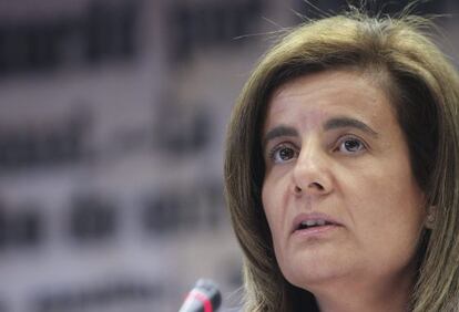 La ministra de Empleo y Seguridad Social, Fátima Báñez.