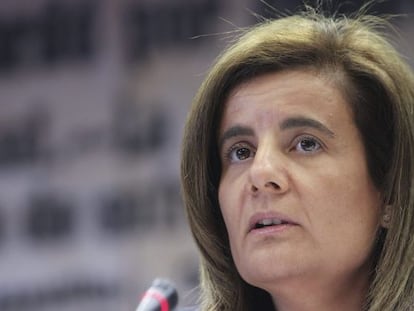 La ministra de Empleo y Seguridad Social, Fátima Báñez.