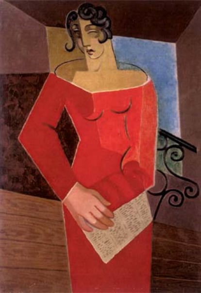 <i>La cantante</i> (1926), de Juan Gris.