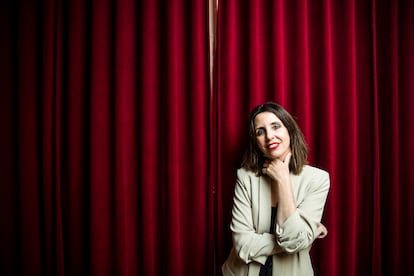 Marta González de Vega, en el Café Manuela, en Madrid.