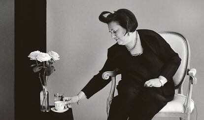 La crítica de moda Suzy Menkes.