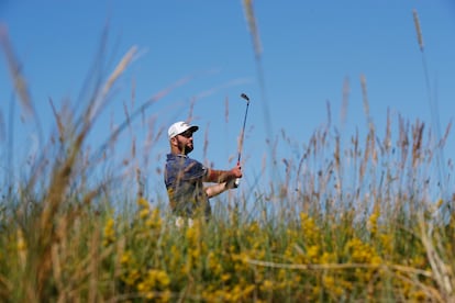 Rahm, en la segunda jornada del Open.