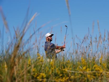 Rahm, en la segunda jornada del Open.