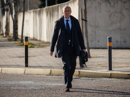 Francisco Camps, expresidente de la Comunidad Valenciana, a su llegada a la Audiencia Nacional el 28 de febrero.