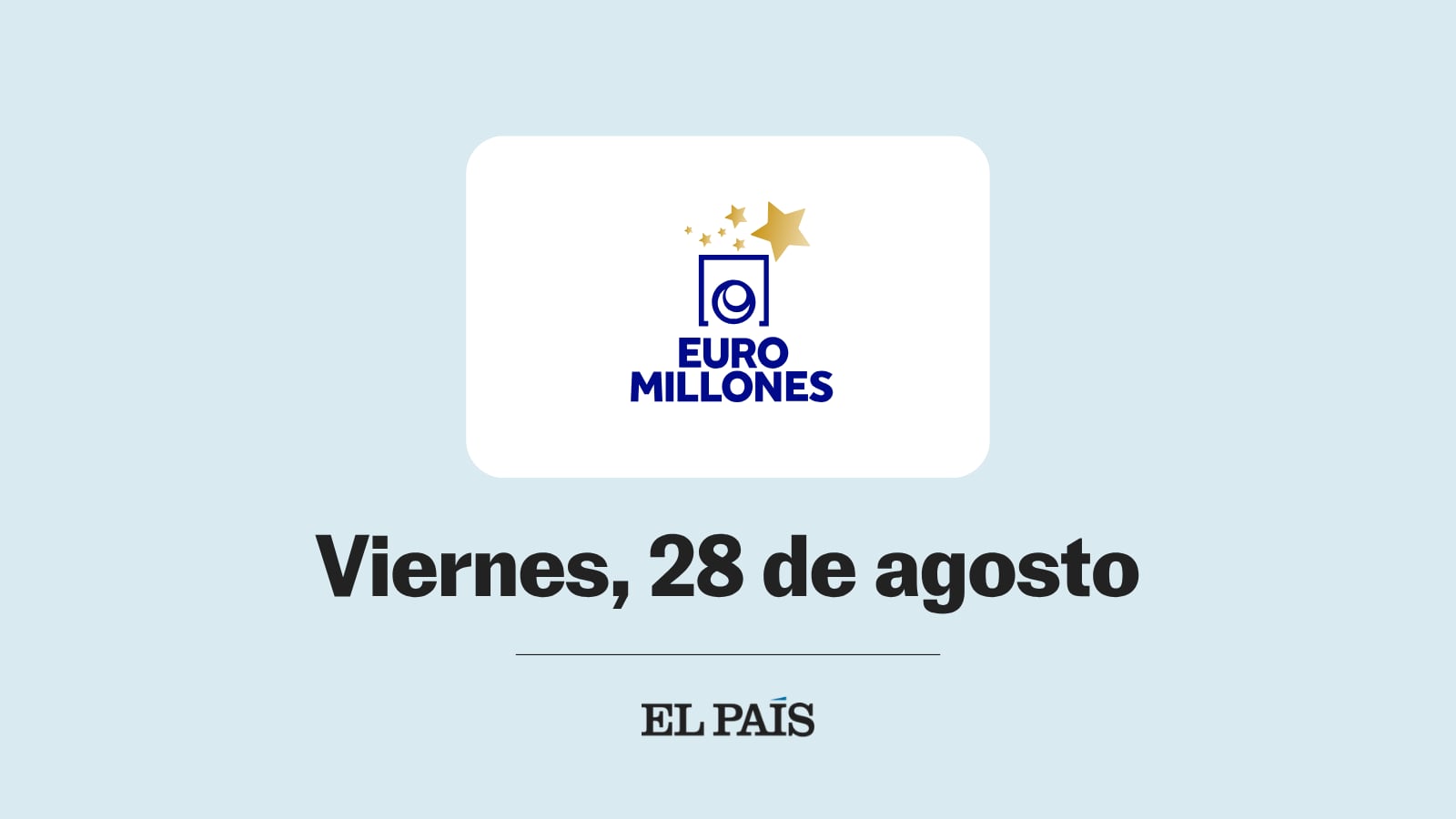 Euromillones: comprobar sorteo del viernes 28 de agosto