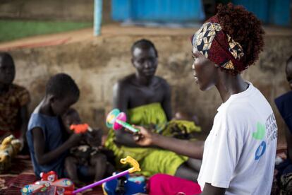 Imagen tomada en Gambella, Etiopía, país donde Acción contra el Hambre trabaja desde 1985 con un equipo de 620 personas. 