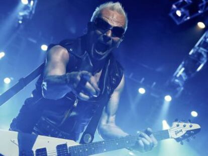 Scorpions en un concierto en Madrid. 