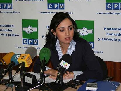 La diputada de Coalición por Melilla Jadu Dris.