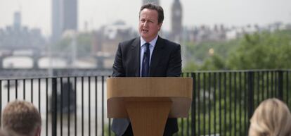 El primer ministro británico David Cameron.