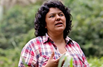 La líder ecologista hondureña Berta Cáceres.