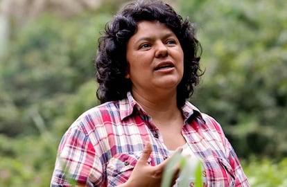 La l&iacute;der ecologista hondure&ntilde;a Berta C&aacute;ceres.