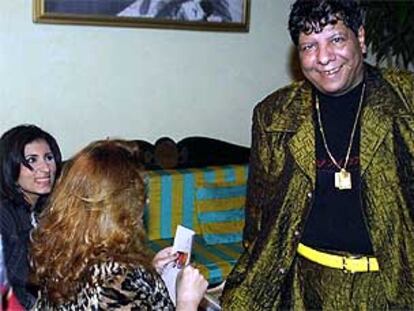 El cantante Shaaban Abdel Rahim, en El Cairo.