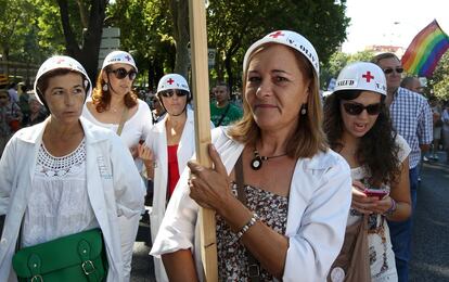 Ana María Medina, administrativa, lleva 5 años trabajando en el Centro de Salud Valle de la Oliva de Majadahonda.