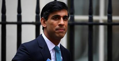 Rishi Sunak, ministro de finanzas británico.