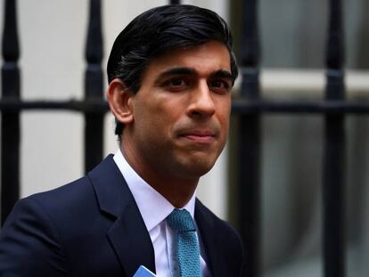 Rishi Sunak, ministro de finanzas británico.