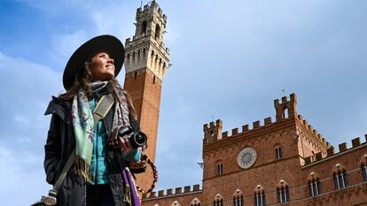 Mariel Galán en Siena.