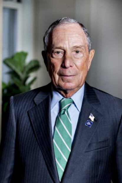 Michael Bloomberg, na última quarta-feira, após a entrevista em Nova York.